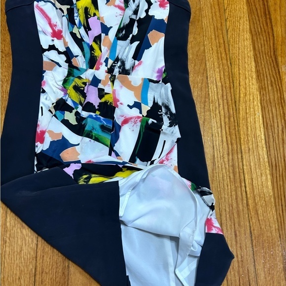 Rebeccaminkoff Colorful Above Knee Silk  Dress Size 4 Small - Picture 6 of 7